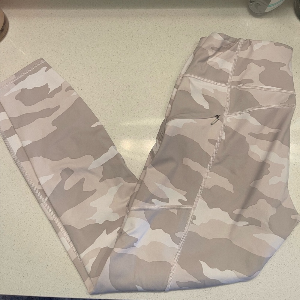 White Camo Athleta Leggings